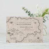 Fantasiekaart Rollenspel Spel Campagne Verjaardag Kaart (Staand voorkant)