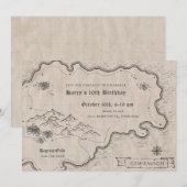 Fantasiekaart Rollenspel Spel Campagne Verjaardag Kaart (Voorkant / Achterkant)