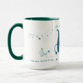 Fantasiekarakter "Laat de lente bloeien in je hart Mok (Links)