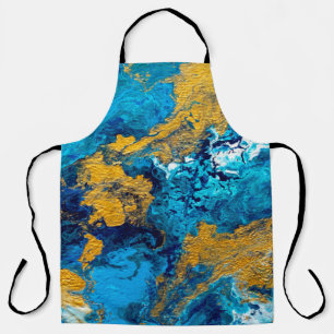 Fantasiekleuren: artistieke Abstracte achtergrond. Schort