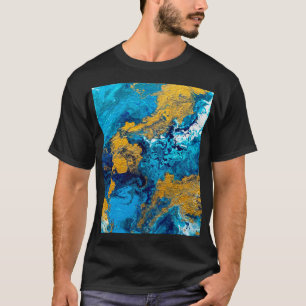 Fantasiekleuren: artistieke Abstracte achtergrond. T-shirt