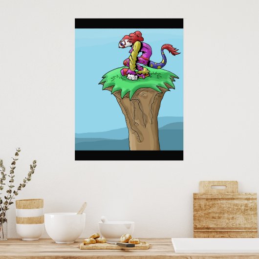 fantasieklok poster (Keuken)