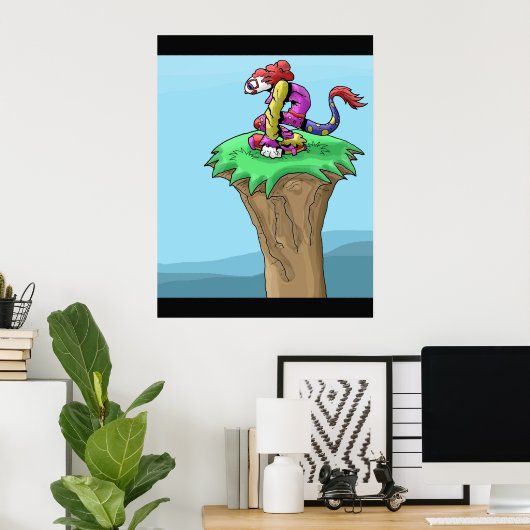 fantasieklok poster (Thuiskantoor)