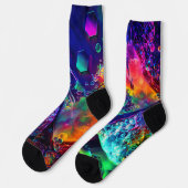 Fantasiematchemie, geometrisch koel sokken (Links)