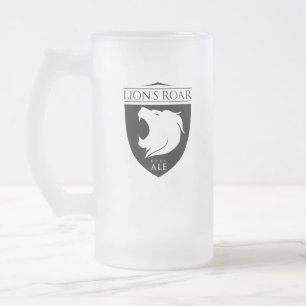 FANTASIENAAL Glas van de FANTASIENAAL Matglas Bierpul