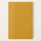 Fantasienaam Gold Pink Geometric Floral Personal Planner (Achterkant)