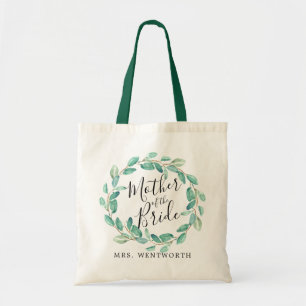 Fantasienaam Greenery  Moeder van de Bride Tote Bag
