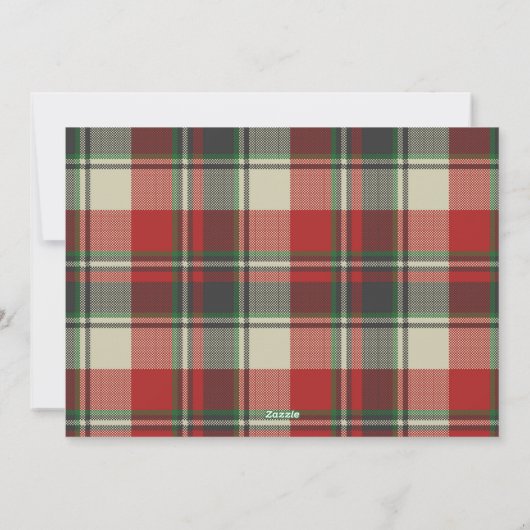 Fantasienaam kerstfeestdag feestdagenkaart (Achterkant)