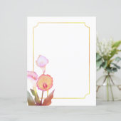 Fantasienaam Lily White Stationery Paper (Staand voorkant)