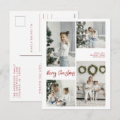 Fantasienaam voor kerst feestdagenkaart (Voorkant / Achterkant)