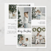 Fantasienaam voor kerst feestdagenkaart (Voorkant / Achterkant)