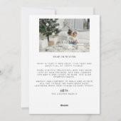 Fantasienaam voor kerst feestdagenkaart (Achterkant)