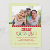 Fantasienaam voor kerst feestdagenkaart (Voorkant / Achterkant)