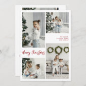 Fantasienaam voor kerst feestdagenkaart (Voorkant / Achterkant)