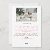 Fantasienaam voor kerst feestdagenkaart (Achterkant)