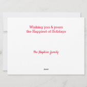 Fantasienaam voor kerst  feestdagenkaart (Achterkant)