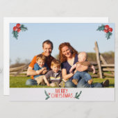 Fantasienaam voor kerst  feestdagenkaart (Voorkant / Achterkant)