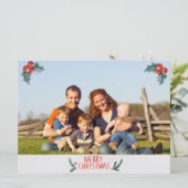 Fantasienaam voor kerst  feestdagenkaart (Staand voorkant)