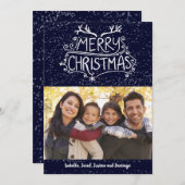 Fantasienaam voor kerst feestdagenkaart (Voorkant / Achterkant)