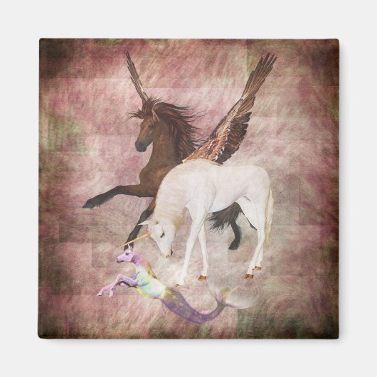 Fantasiepaarden Magneet (Voorkant)