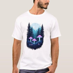 Fantasiepaddenstoel Sterrennacht T-shirt