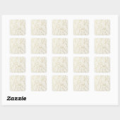 fantasiepatroon vierkante sticker (Vel)