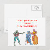 fantasiepomp briefkaart (Voorkant / Achterkant)