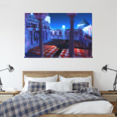 Fantasieprogramma's: Courtyard van het Palace Canv Canvas Afdruk (Insitu (Slaapkamer))