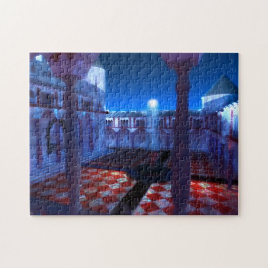 Fantasieprogramma's: Courtyard van het Palace Puzz Legpuzzel (Horizontaal)
