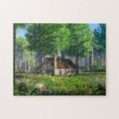 Fantasieprogramma's: de puzzle van het bos legpuzzel (Horizontaal)