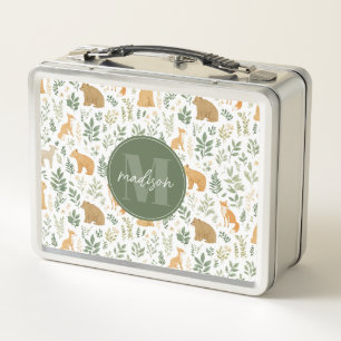 Fantasiere Dieren van het Bos Metalen Lunchbox