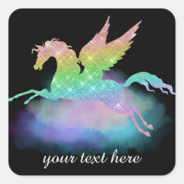 fantasieregenboogeenhoorn sticker