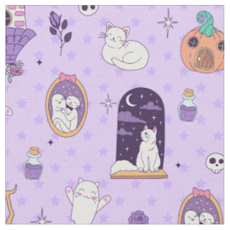 fantasierijke paarse halloween griezelige geest en stof