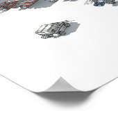 fantasierijke ruimtepoort poster (Hoek)