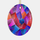 Fantasiest Berge Ansicht aus der Luft Keramisch Ornament (Rechts)