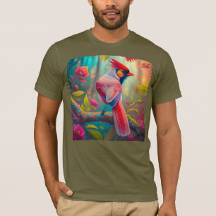 Fantasiest Vogel Mannelijke Kardinaal T-shirt