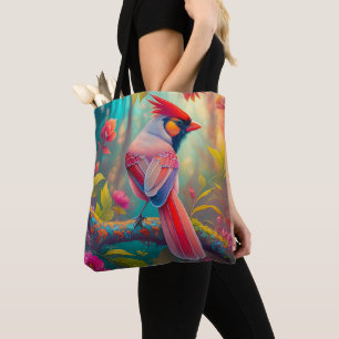 Fantasiest Vogel Mannelijke Kardinaal Tote Bag