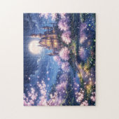 Fantasiestad en kasteel legpuzzel (Verticaal)