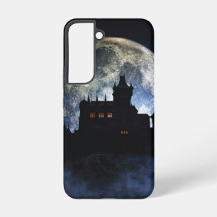 Fantasiestad tijdens de nacht samsung galaxy hoesje