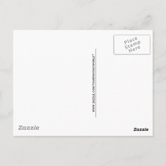 Fantasiestempel Briefkaart (Achterkant)