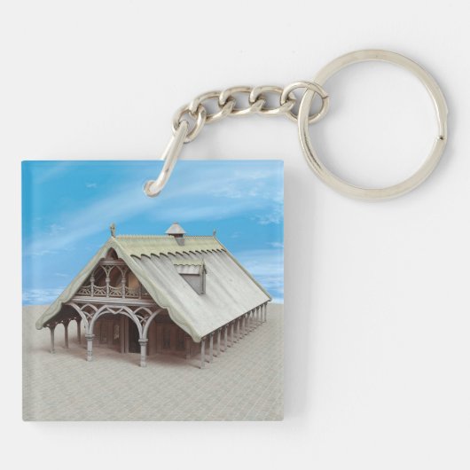 Fantasiestempel Sleutelhanger (Achterkant)