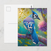 Fantasiesterren Blauwgaai Briefkaart (Voorkant / Achterkant)