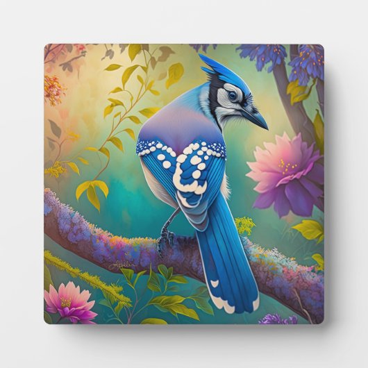 Fantasiesterren Blauwgaai Fotoplaat (Voorkant)
