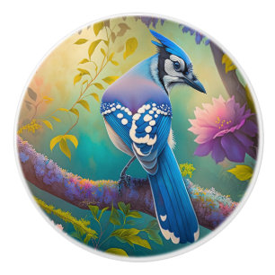 Fantasiesterren Blauwgaai Keramische Knop