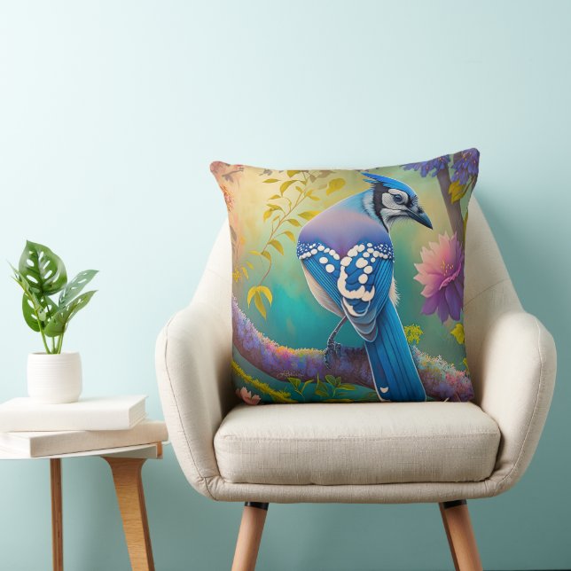 Fantasiesterren Blauwgaai Kussen (Stoel)