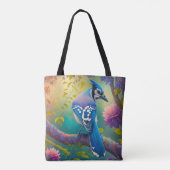 Fantasiesterren Blauwgaai Tote Bag (Achterkant)