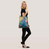 Fantasiesterren Blauwgaai Tote Bag (Op model)