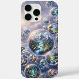 Fantasiesterrenstelsels in zwevende kosmische bell iPhone 16 pro max hoesje