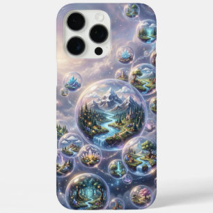 Fantasiesterrenstelsels in zwevende kosmische bell iPhone 16 pro max hoesje