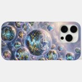 Fantasiesterrenstelsels in zwevende kosmische bell Case-Mate iPhone case (Achterkant (horizontaal))